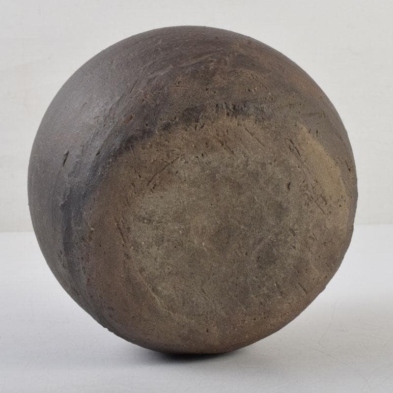 朝鮮美術　須恵器　新羅土器　新羅無細土　壷　V　8930