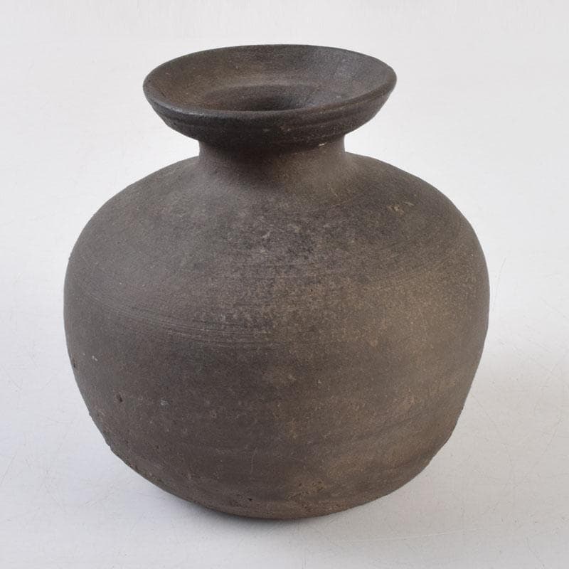 朝鮮美術　須恵器　新羅土器　新羅無細土　壷　V　8930