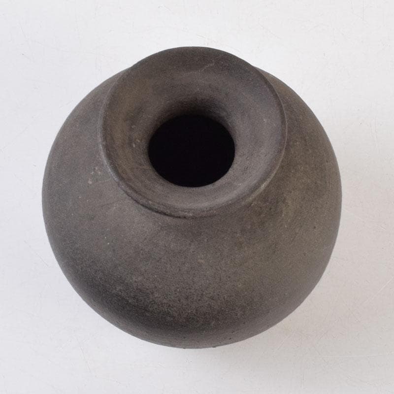 朝鮮美術　須恵器　新羅土器　新羅無細土　壷　V　8930