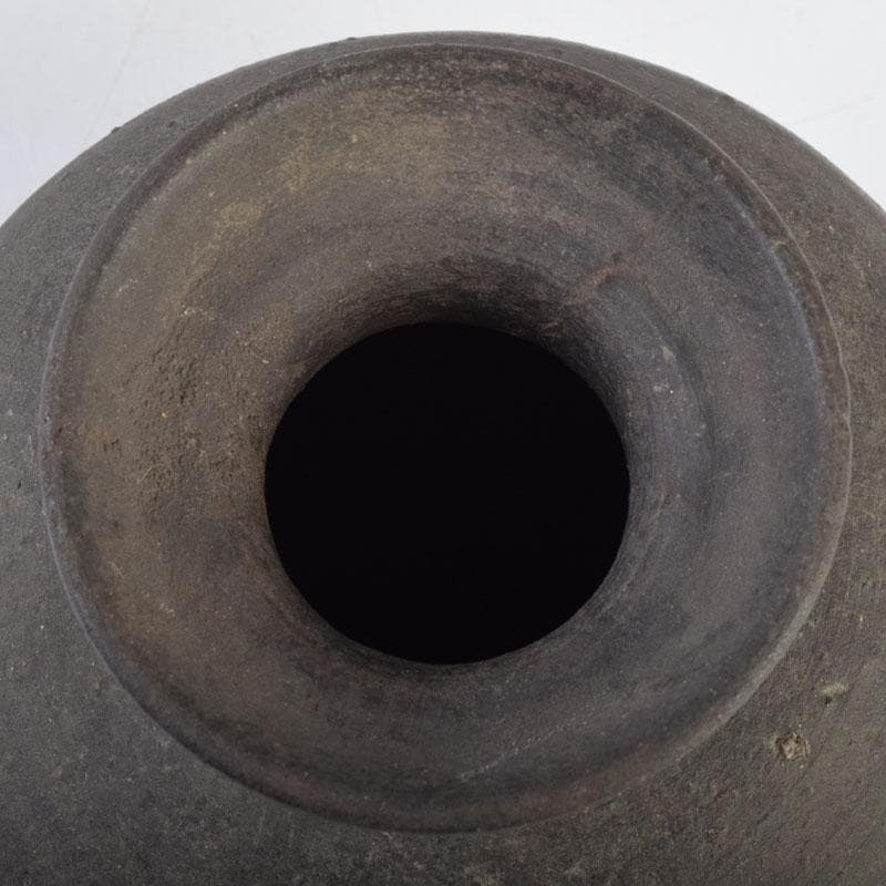 朝鮮美術　須恵器　新羅土器　新羅無細土　壷　V　8930