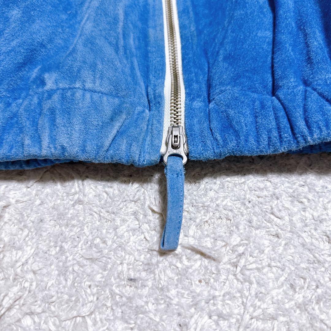 SISII レザージャケット　ブルー　スエード　現行