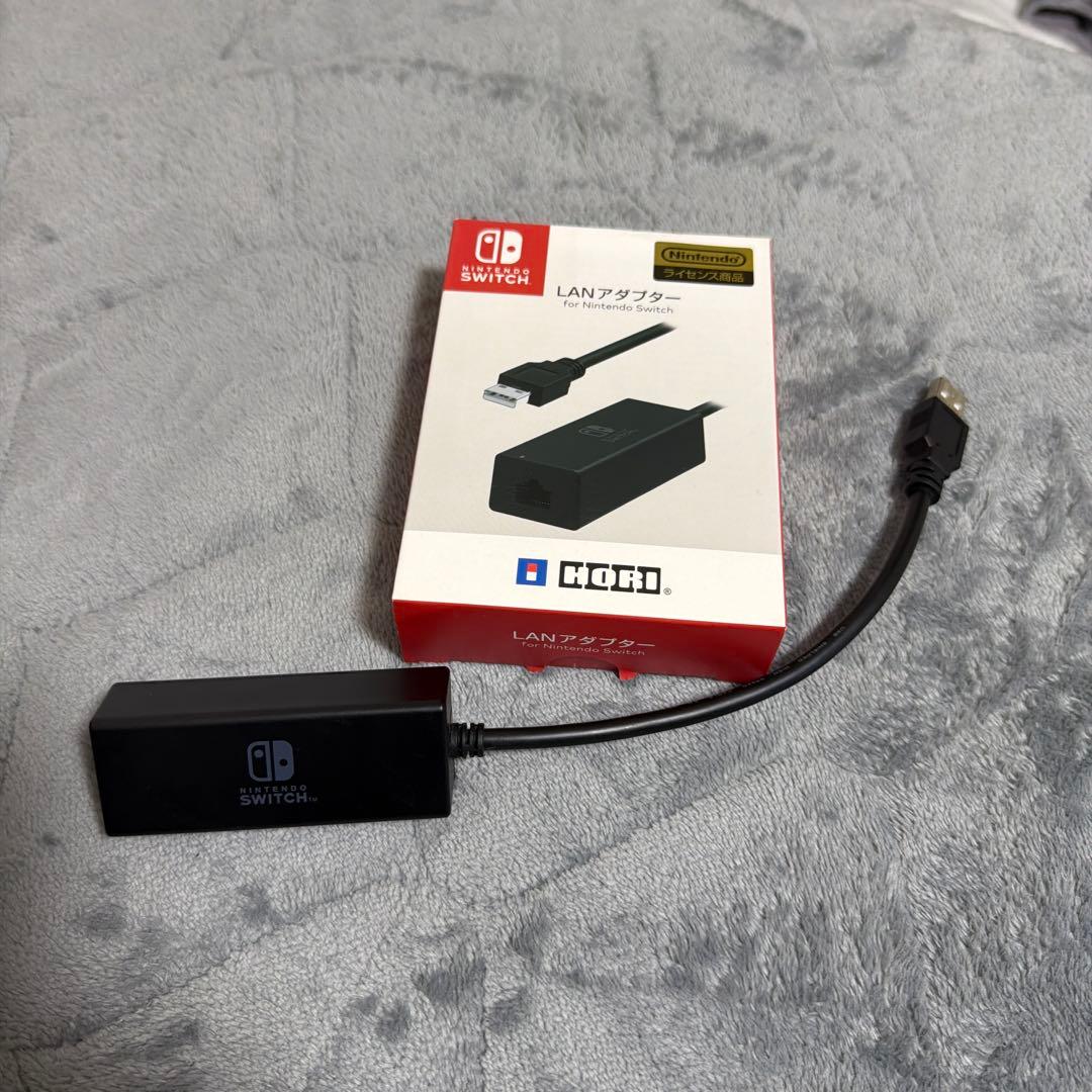 Nintendo Switch 本体 青/赤(LANアダプター付き)