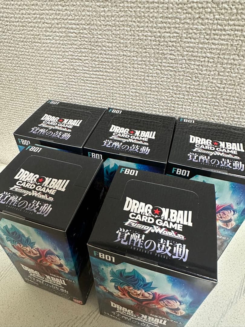 【新品・未開封】ドラゴンボール ブースターパック 覚醒の鼓動　5BOX