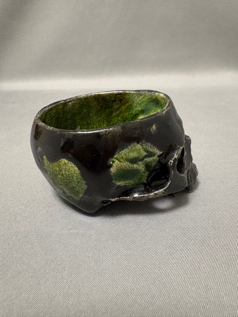 丸岡和吾　鬼ぐい呑　髑髏ぐい呑