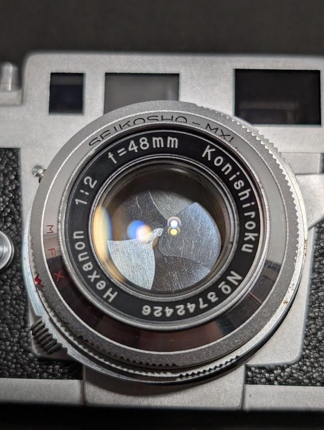 【外観・光学美品】コニカ KONICA ⅢA 48mm F/2 フィルムカメラ