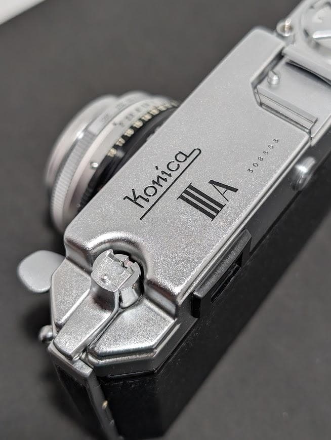 【外観・光学美品】コニカ KONICA ⅢA 48mm F/2 フィルムカメラ