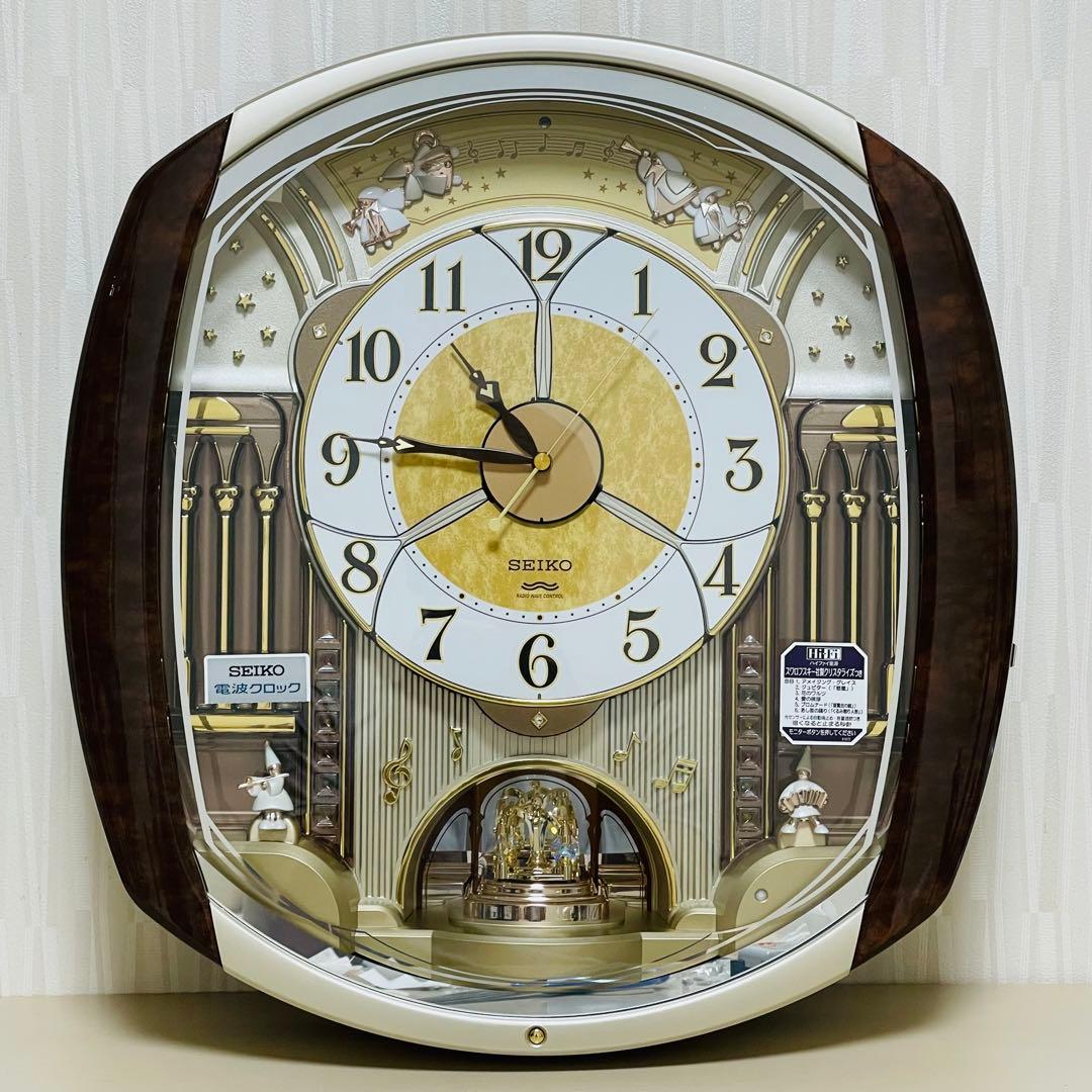 美品 SEIKO セイコー からくり時計 掛け時計 RE564H 大型