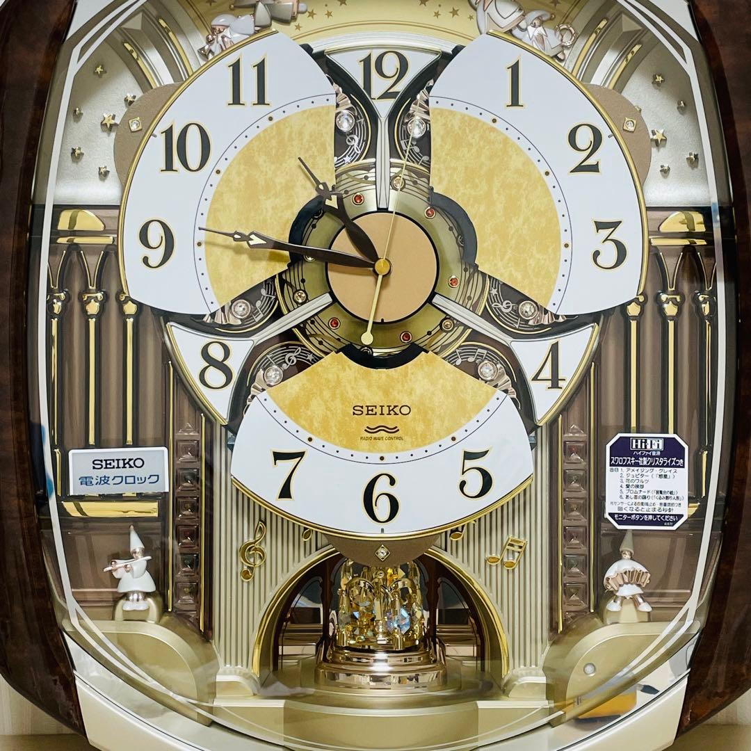 美品 SEIKO セイコー からくり時計 掛け時計 RE564H 大型