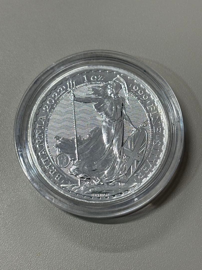 2022年イギリス「ブリタニア」純銀 1オンス 銀貨