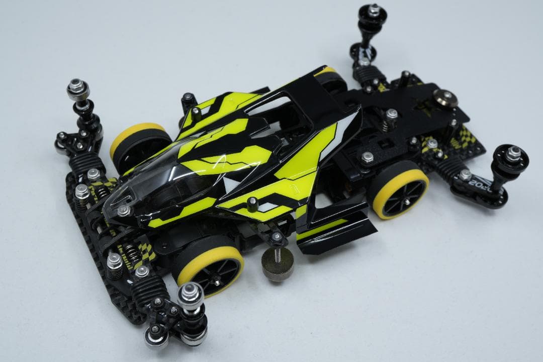 ミニ四駆 MSフレキ 完成マシン 蛍光機甲Ver. 海外優勝仕様