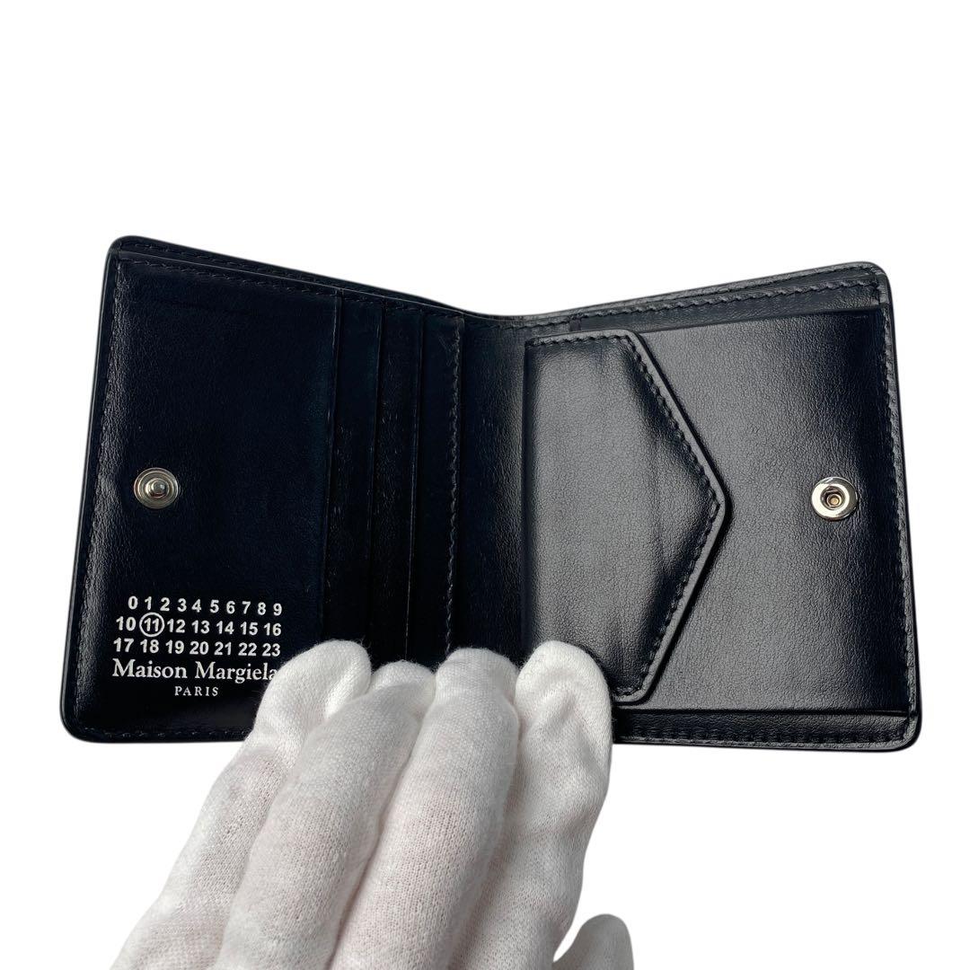 メゾンマルジェラMaison Margiela 二つ折り財布 エナメル