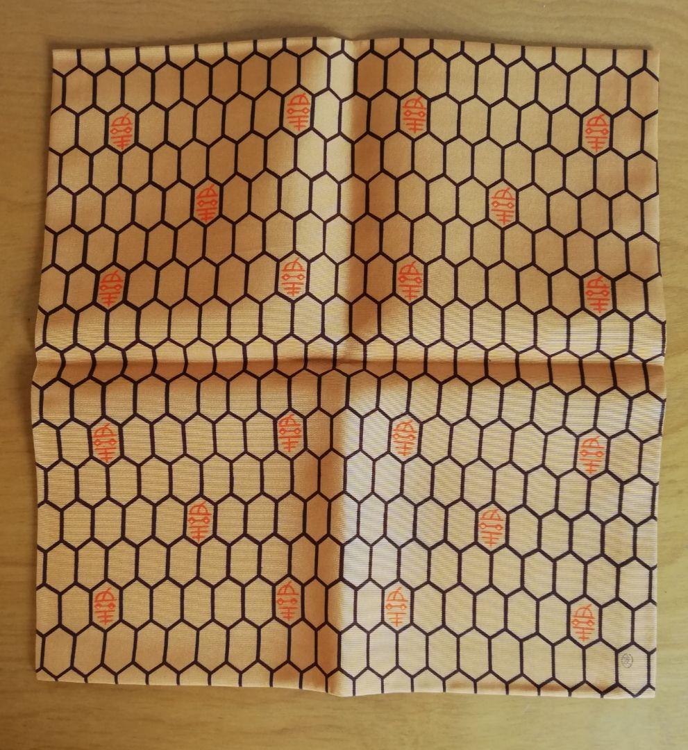 千家十職 土田友湖 亀甲寿字染ふくさ NO138