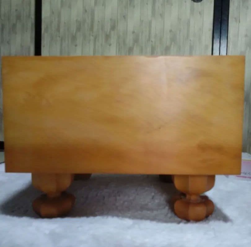 値下げ【囲碁】国産本榧　囲碁盤7.4寸　本蛤白石　那智黒石29号　囲碁セット