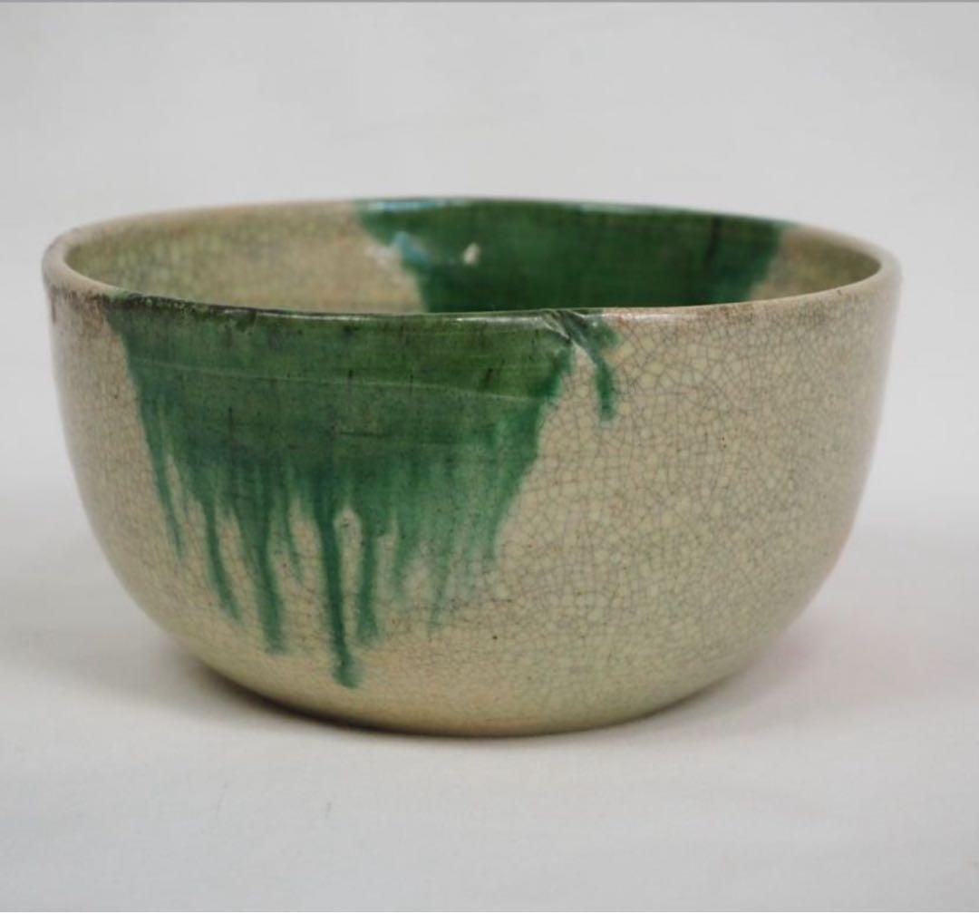 送料無料　江戸時代　豊楽焼　3代豊助作　鉢　本物保証　★珍品★