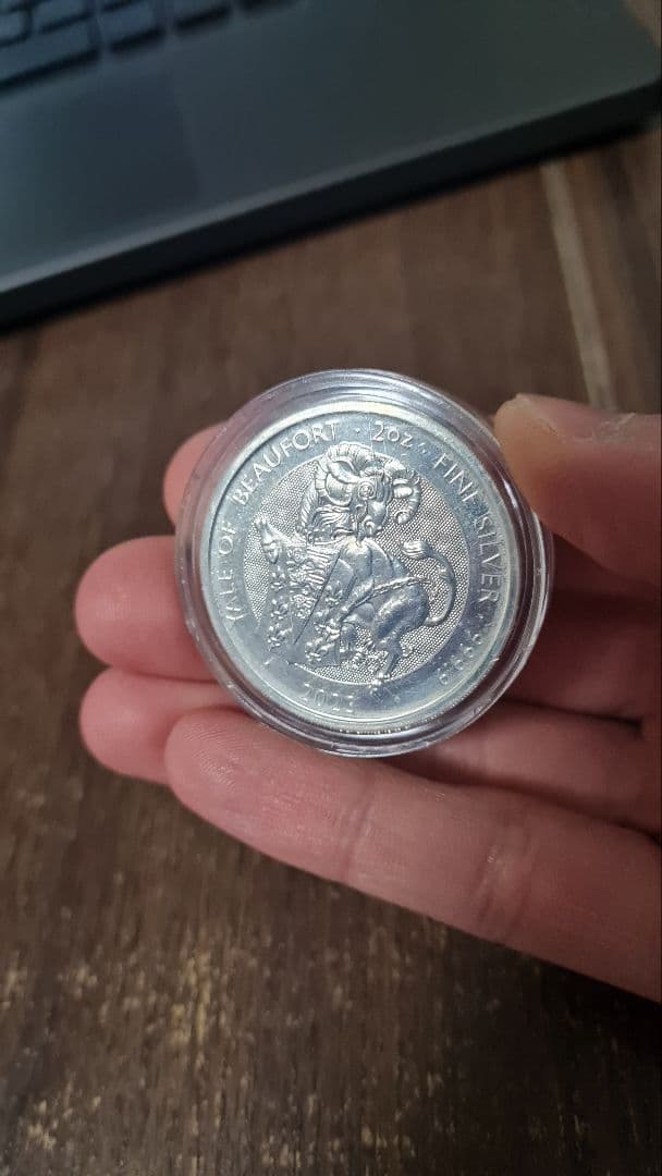 銀貨 2oz 本物 イギリス