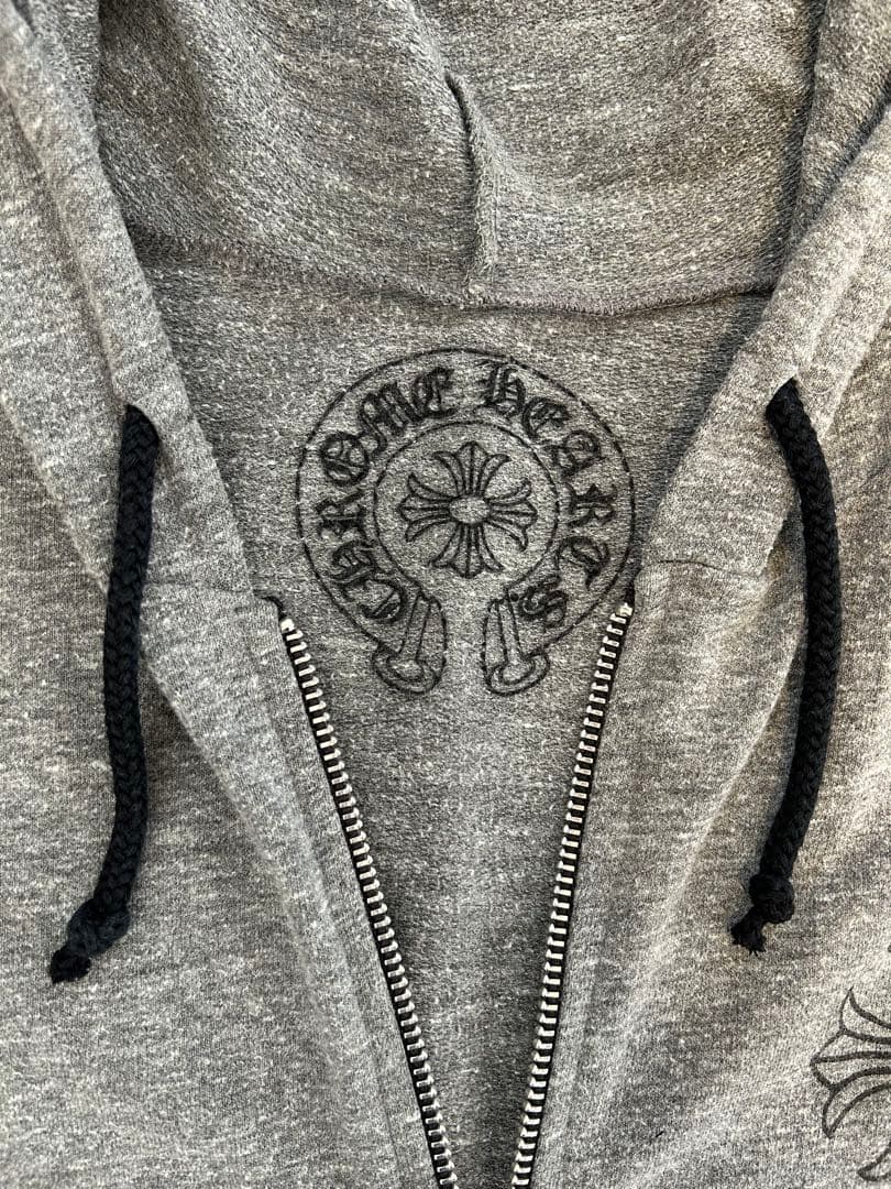 CHROME HEARTS クロムハーツ　クロスロゴ　タガー　ジップパーカー　M