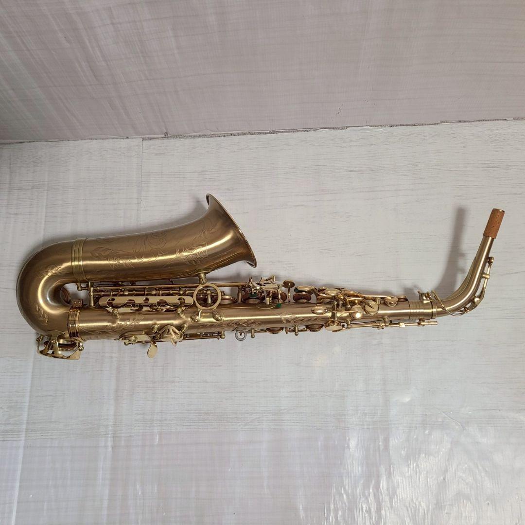 Festi アルトサックス 彫刻入り 管楽器 サックスフォン ケース付 ゴールド