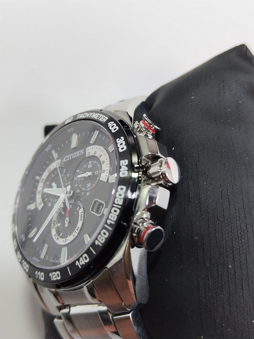 シチズン アテッサ　エコドライブ　ジャパネットコラボ　電波時計　20気圧防水機能