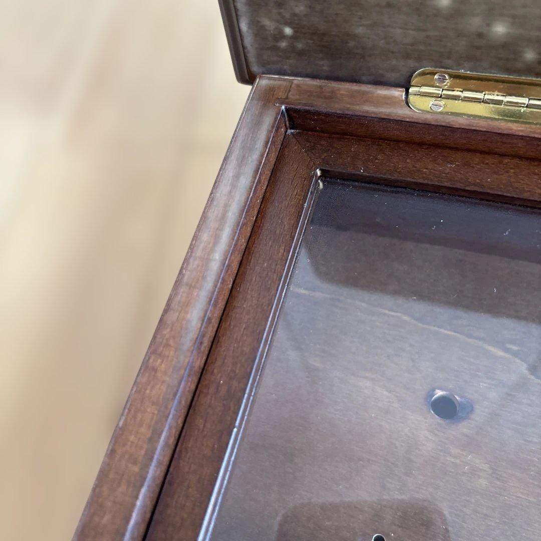 ⚠️箱のみ⚠️リュージュ72弁シリンダーオルゴール用 ボックス　空箱　楽器の象嵌模様