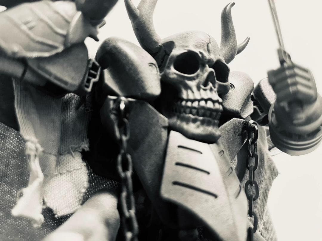 【予約可】一点物 骸骨メカモデル 廃土風 15cm 可動