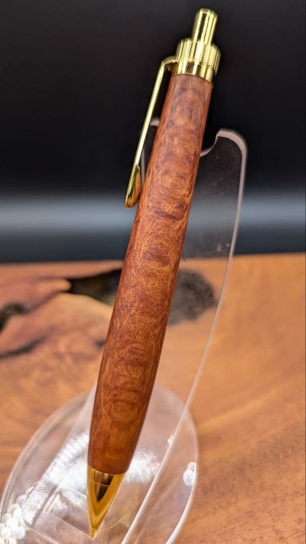 606超極上　レースシーオーク　木軸シャーペン　ボールペン