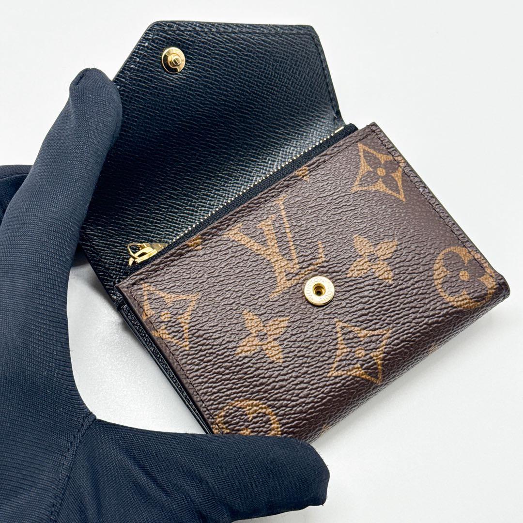 ルイヴィトン モノグラム ポルトフォイユ ゾエ 二つ折り 財布 リバース 茶色