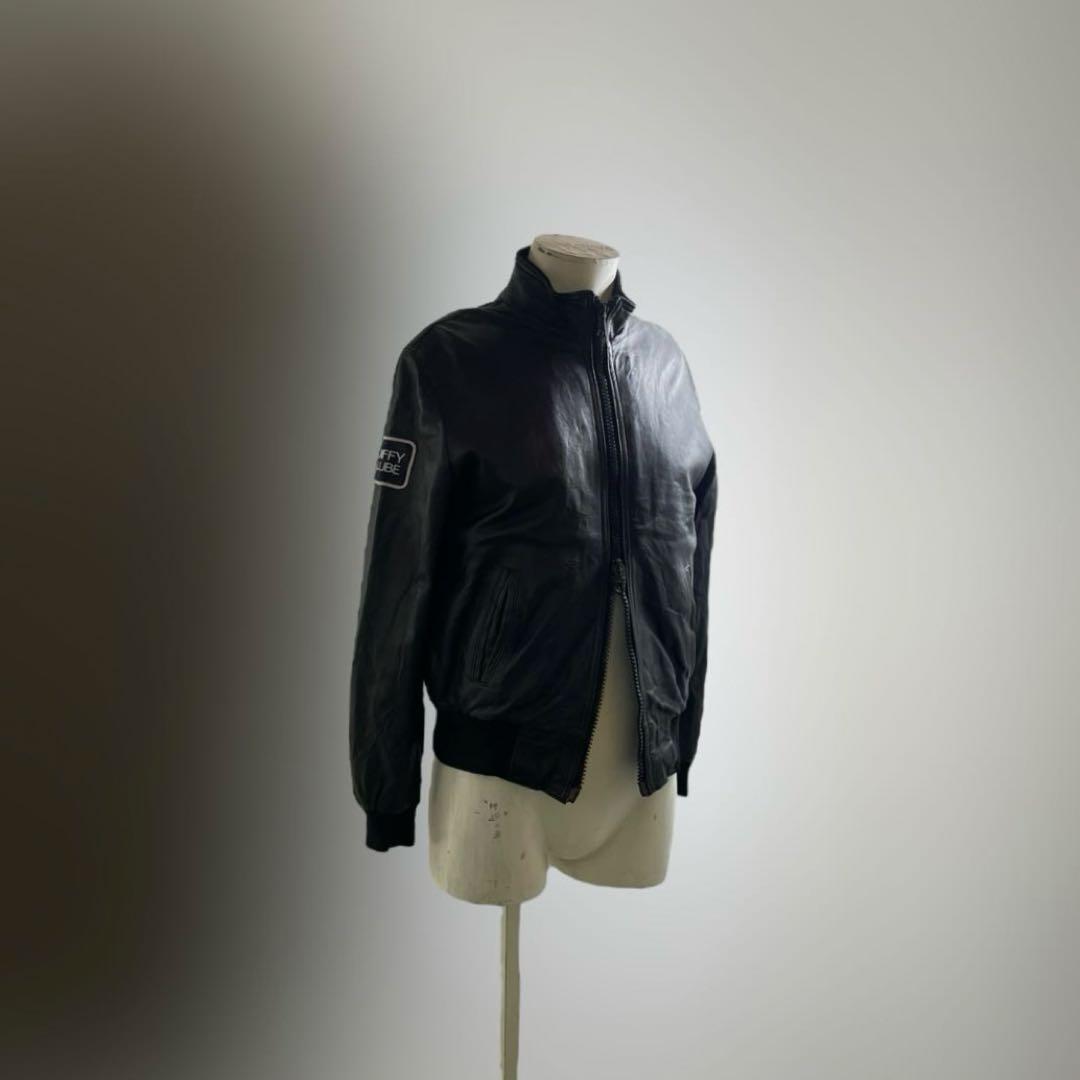 イタリア製 ヴィンテージ レザージャケット ブルゾン ヨーロッパ ライダース