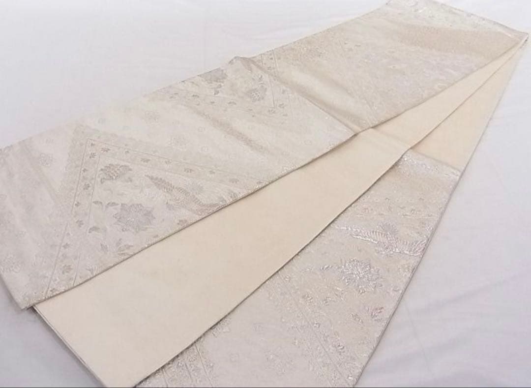 振袖フルセット6点特価　サイズM〜Ｌ　正絹　御所車　売り切り終了