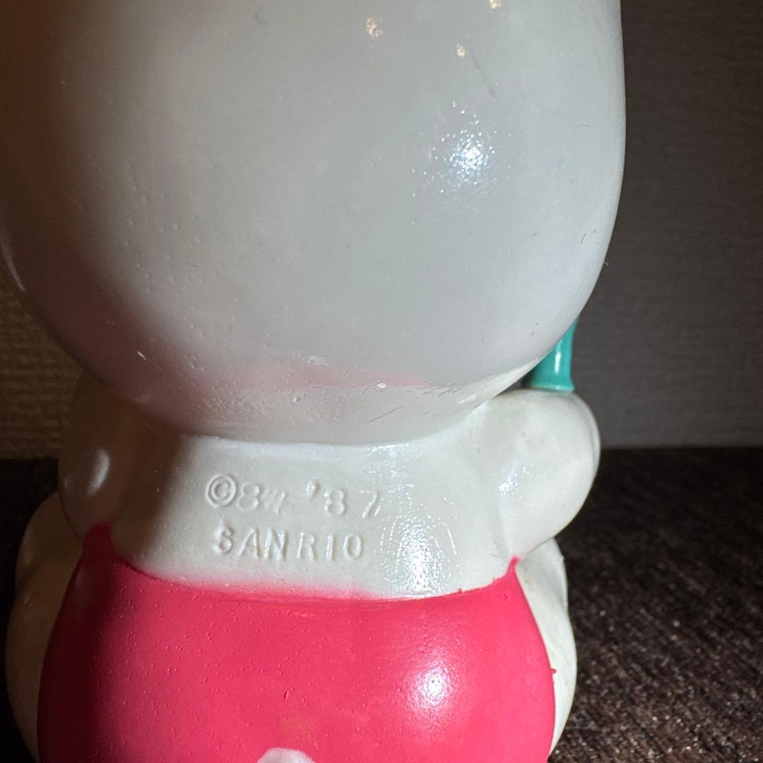 1987年 サンリオ ニャニィニュニェニョン ソフビ ドラム 昭和レトロ 希少