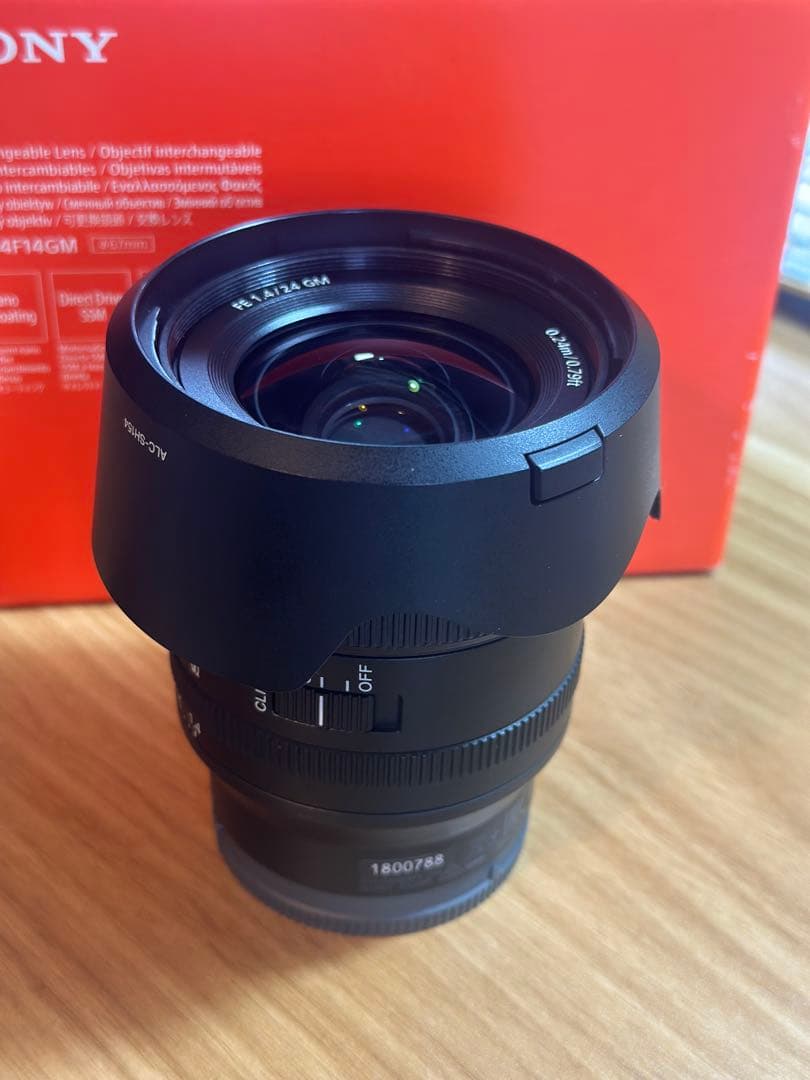 【最終値下げ済み】SONY 単焦点レンズ FE 24mm F1.4 GM
