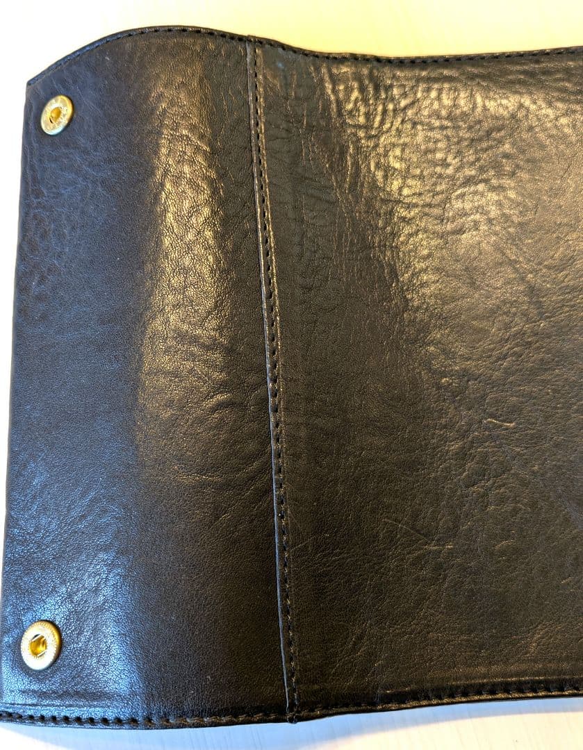 ＆Liebe（アンドリーベ） システム手帳 バイブルサイズ　栃木レザー　ブラック