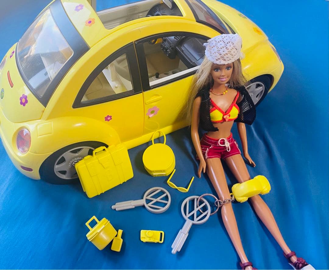 Barbie 7体 & 車　(セット売りのみ可)