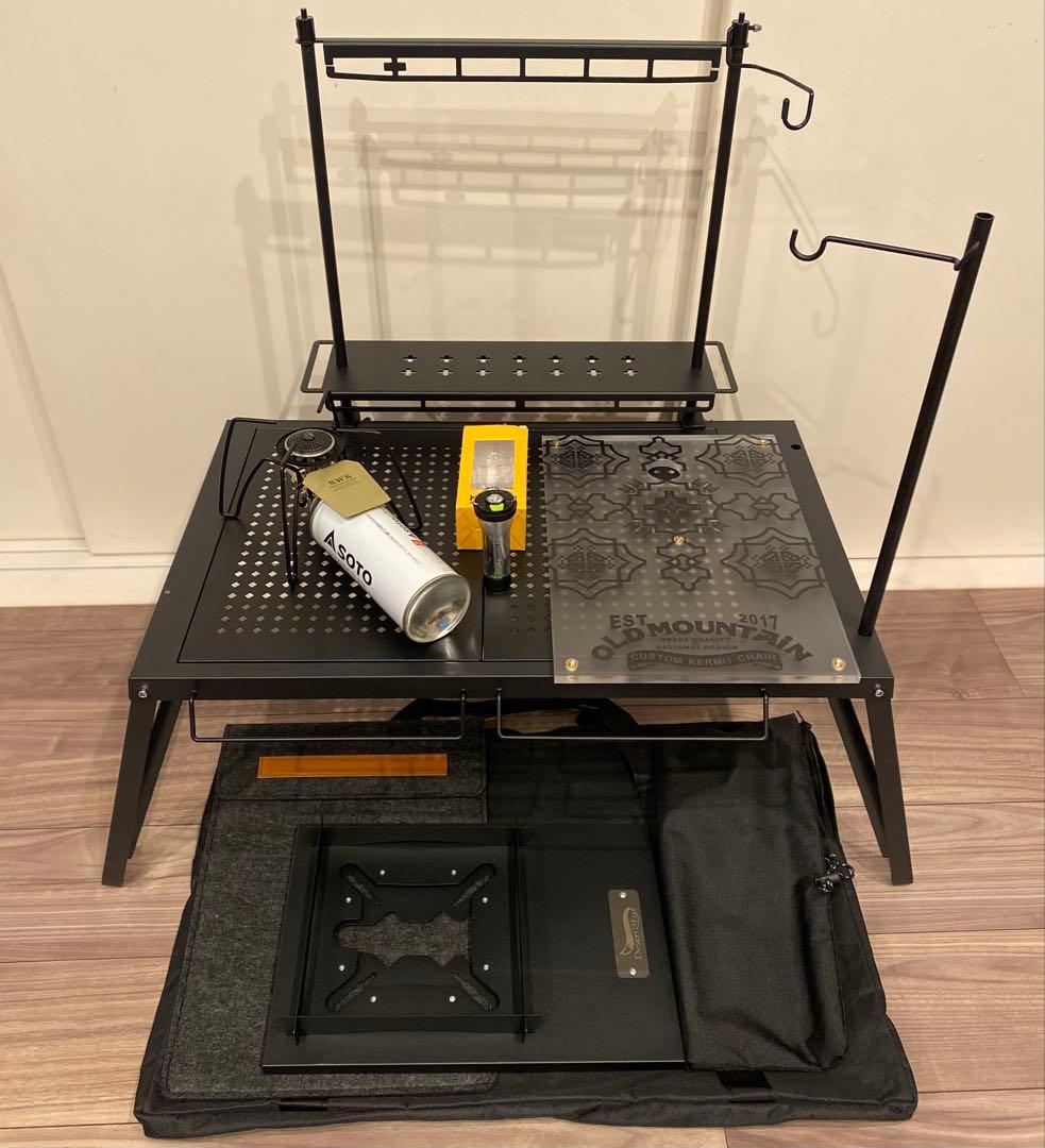 新品IGT規格6点SET テーブル/バーナー/アクリル天板/ライト/ラック