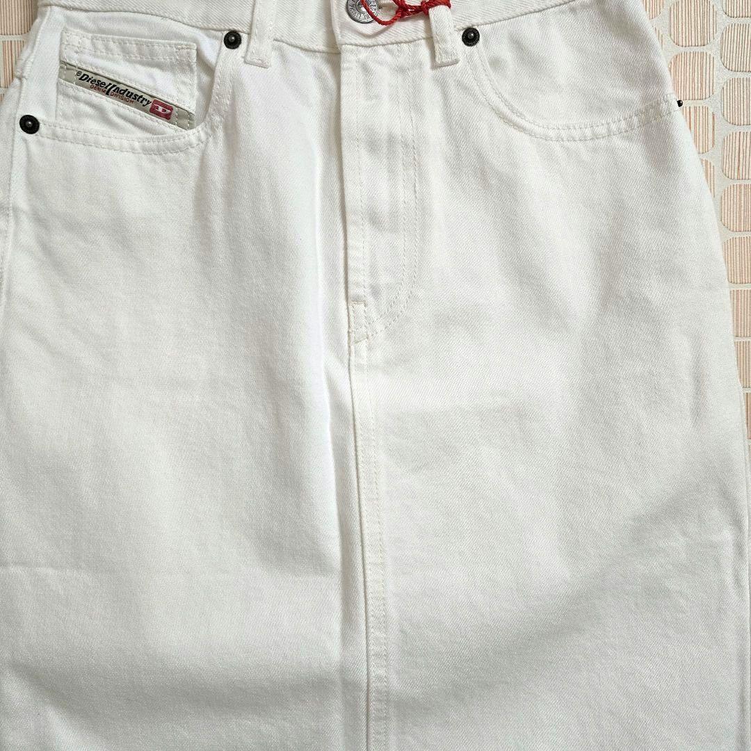 ✨​未使用✨DIESELディーゼル◾デニムスカート ホワイト W25◾S相当