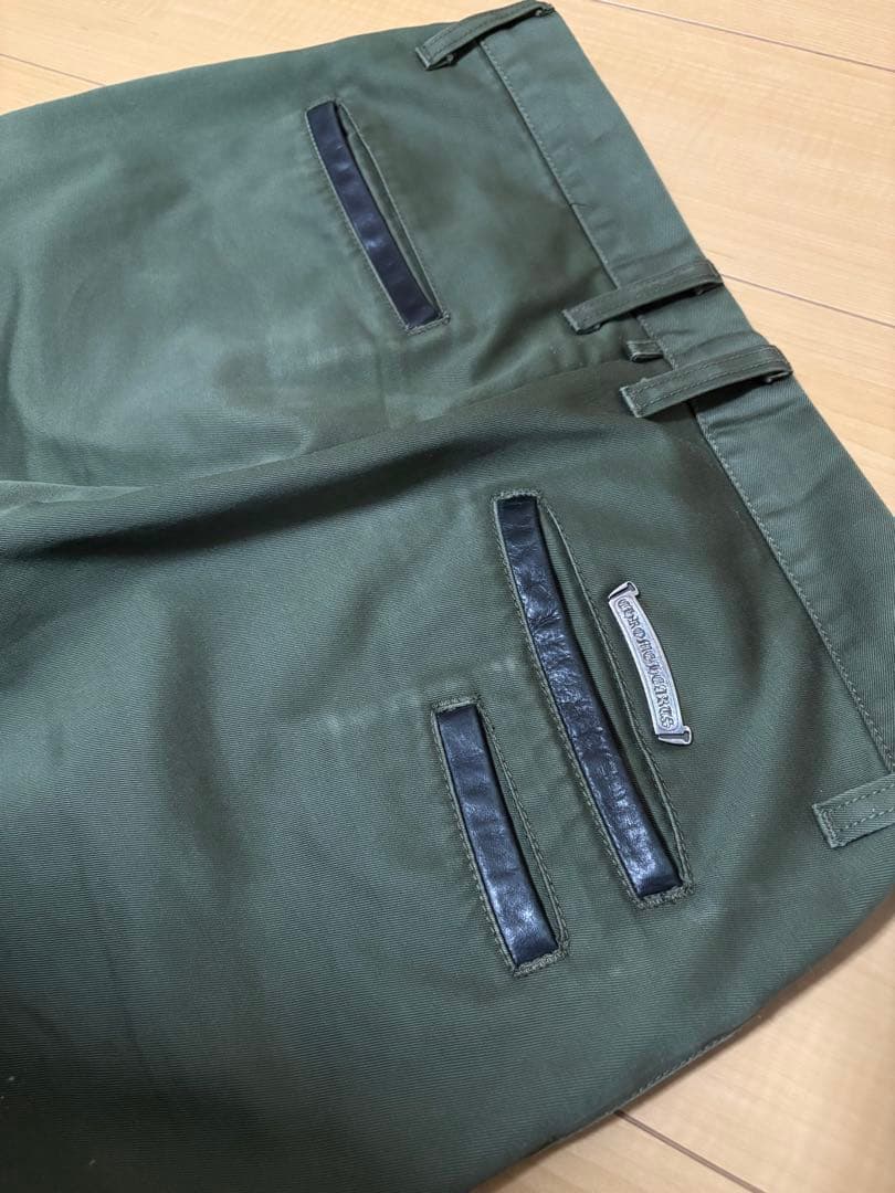 クロムハーツ　ワークパンツ　チノパン　カーキ　CHROME HEARTS 31
