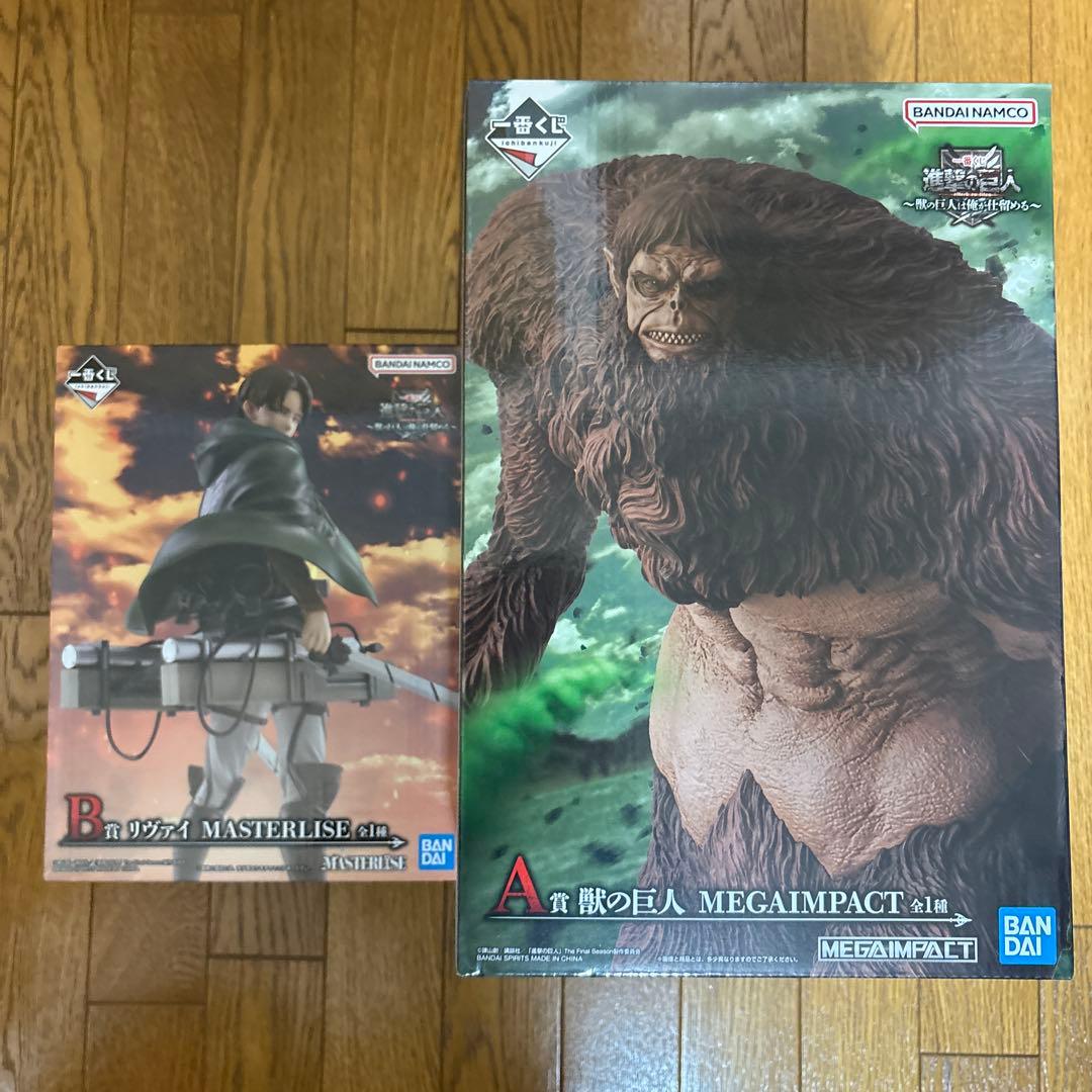 一番くじ　進撃の巨人　~獣の巨人は俺が仕留める~ A、B賞セット