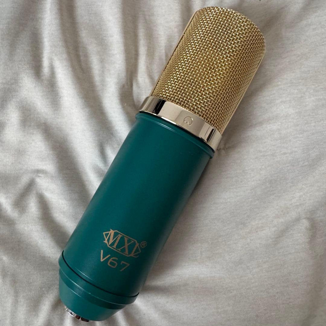 MXL V67G コンデンサーマイク グリーン&ゴールド