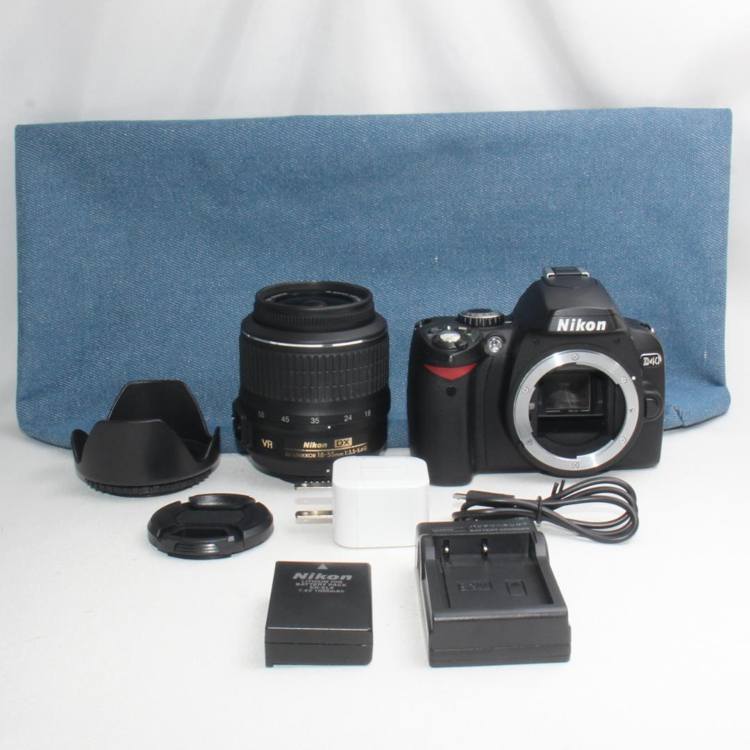 ⭐️新品バッグ付き⭐️❤️Nikon D40 手振れ補正レンズセット❤️