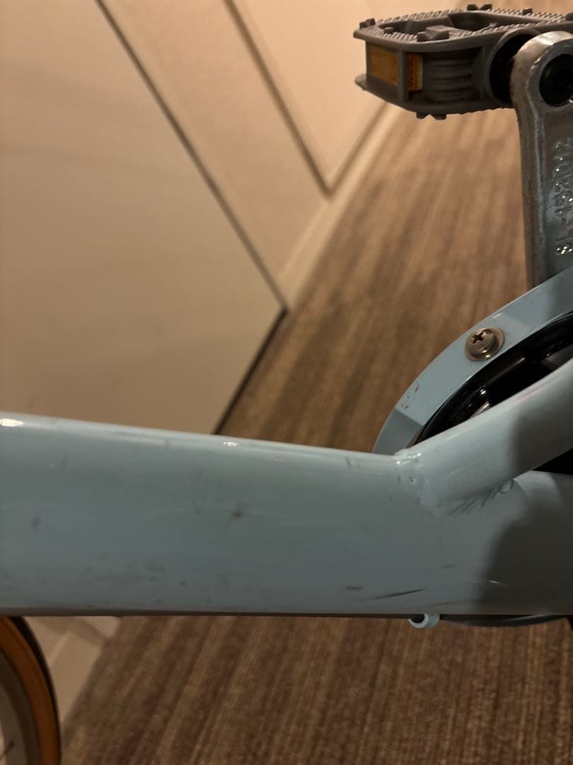 美品　ペンタス　自転車24インチ　変速6段ギア　籐籠　取説、鍵2個付き