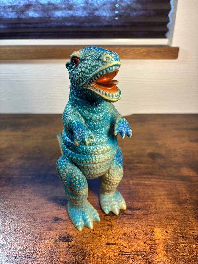 マルサン　ゴロザウルス　当時物　ソフビ　ブルマァク　ゴジラ　怪獣　東宝　美品