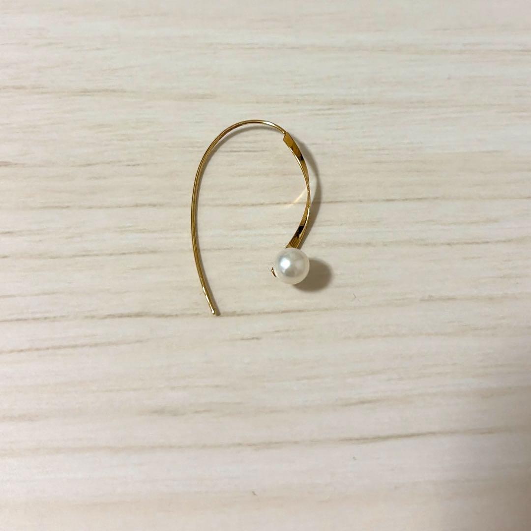 ヴァンドーム青山　パールピアス（片方） K18