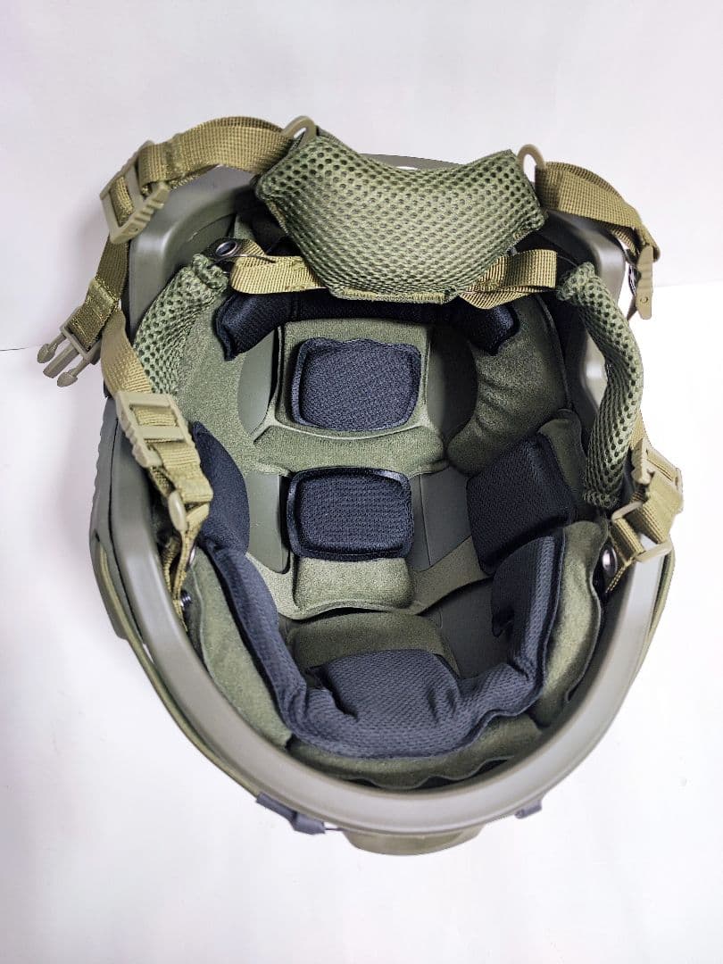 NIJ IIIA レベル3A 陸自迷彩 Fast型 防弾ヘルメット セット
