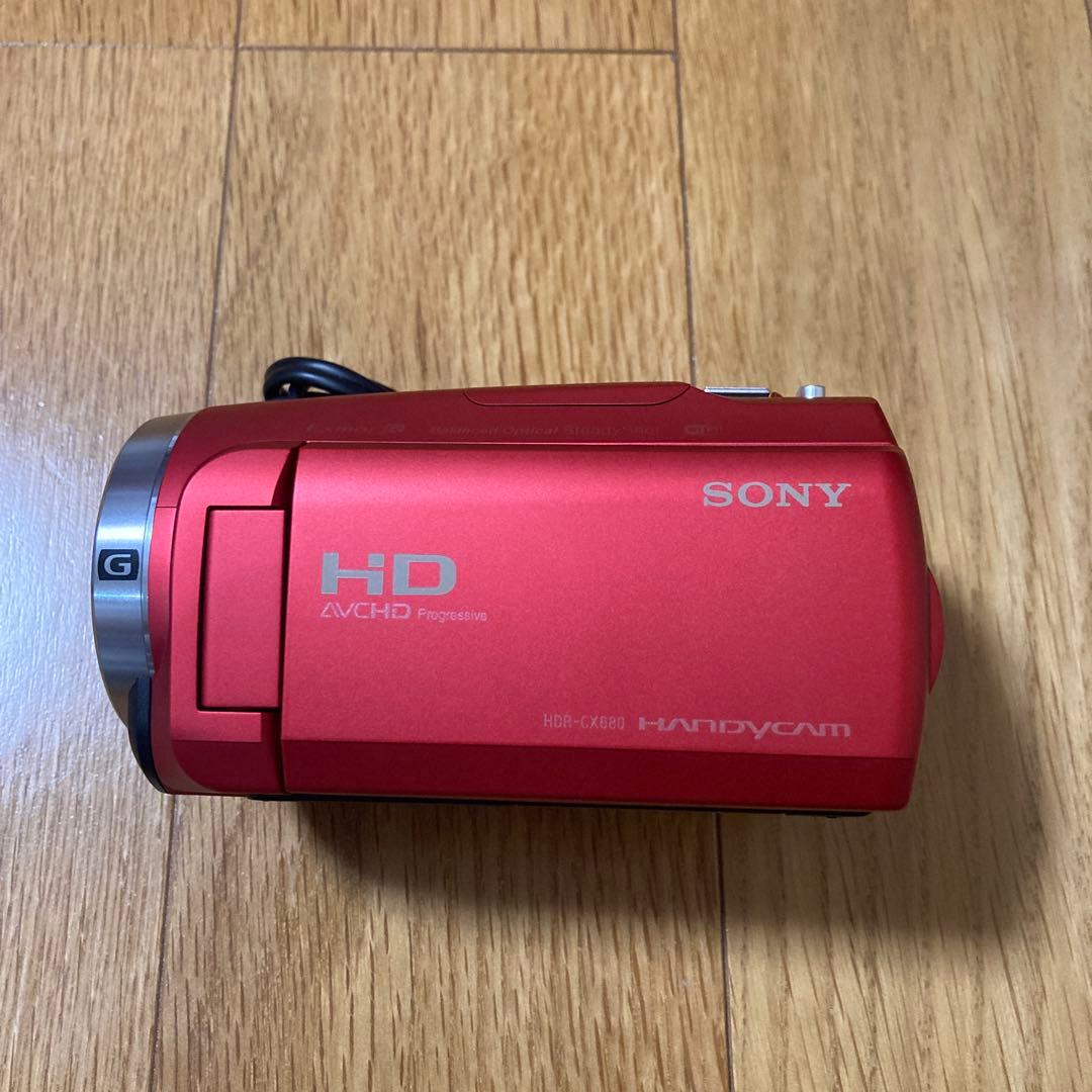 SONY Handycam HDR-CX680 レッド