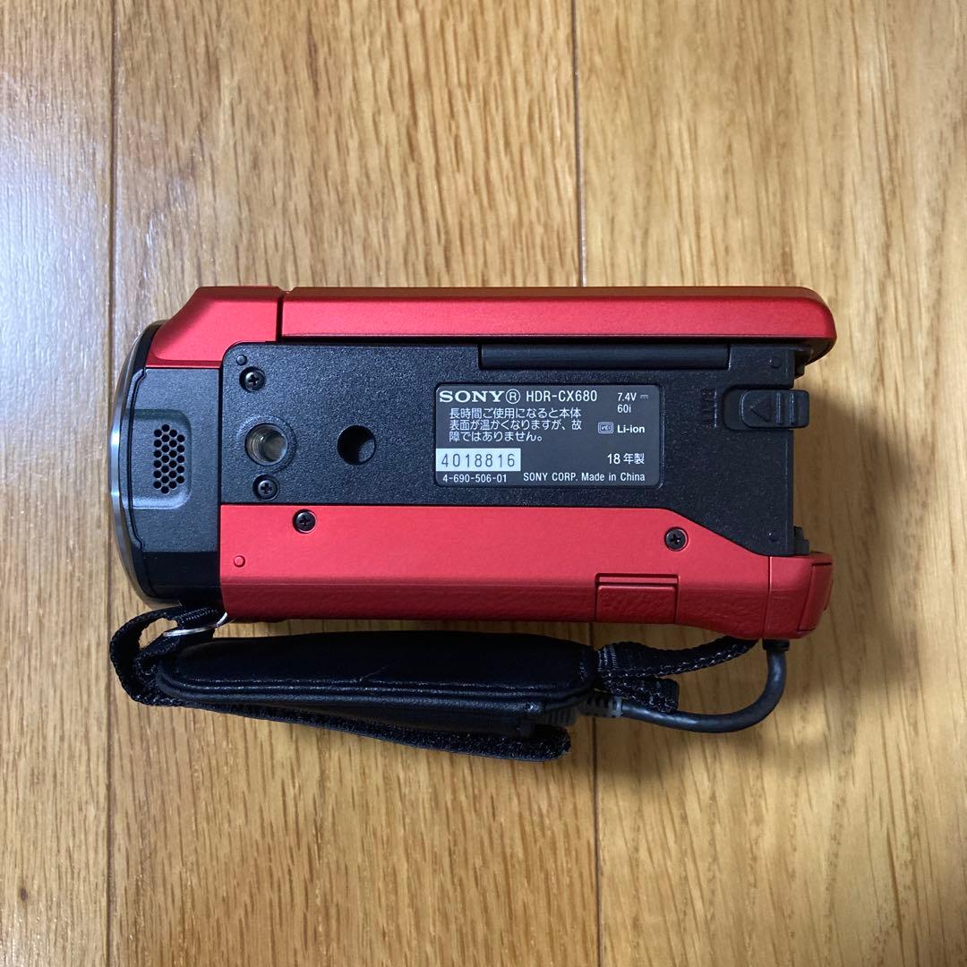 SONY Handycam HDR-CX680 レッド