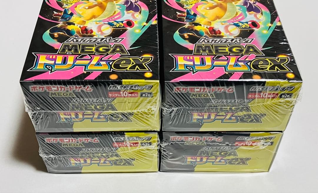 ポケモンカード MEGAドリームEX 4BOX　シュリンク付き