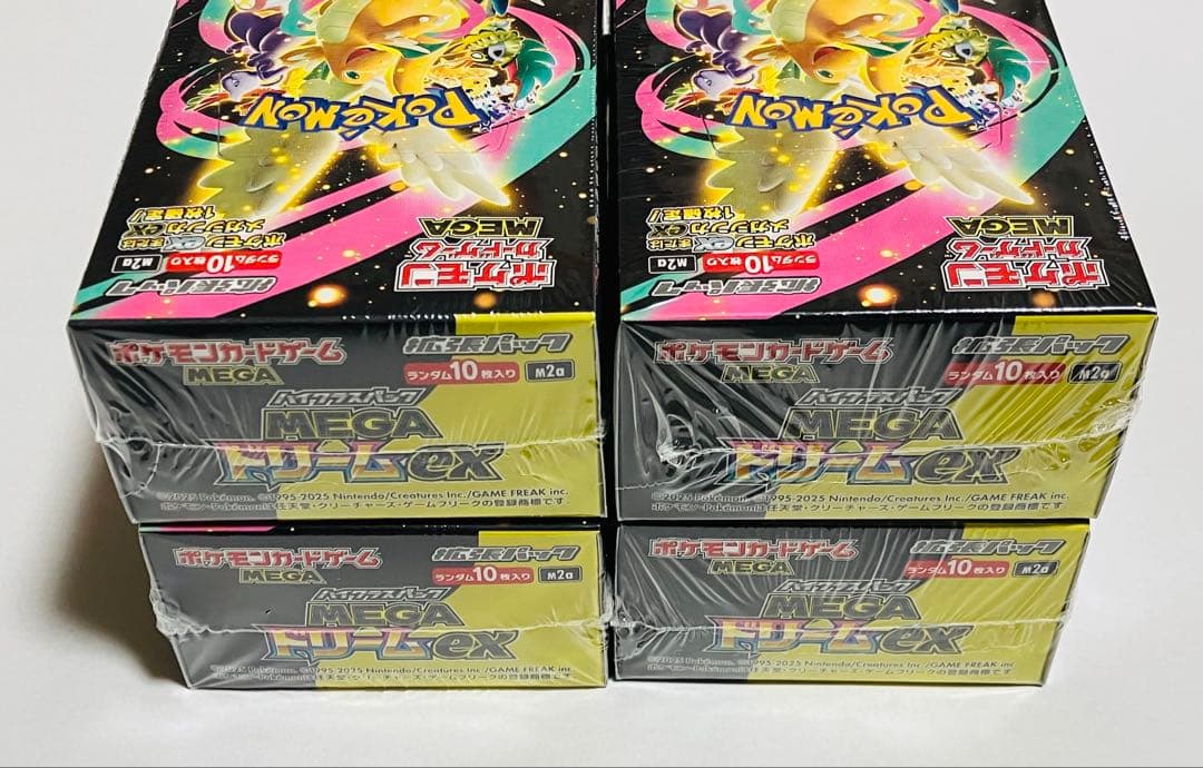 ポケモンカード MEGAドリームEX 4BOX　シュリンク付き