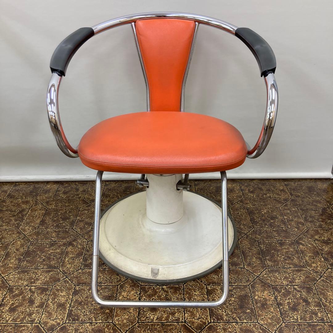 タカラベルモント　バーバーチェア　スタイリングチェア 2脚セット　昭和レトロ