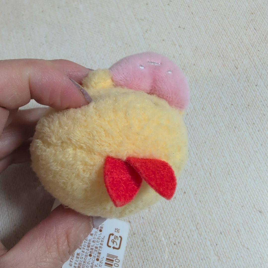 すみっコぐらしショップ限定　てのりぬいぐるみ　えびふらいのしっぽ　ハート