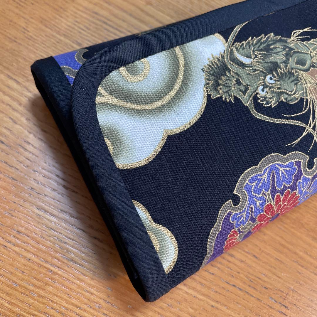 肝っ玉母さん　長財布　やりくり財布　ハンドメイド