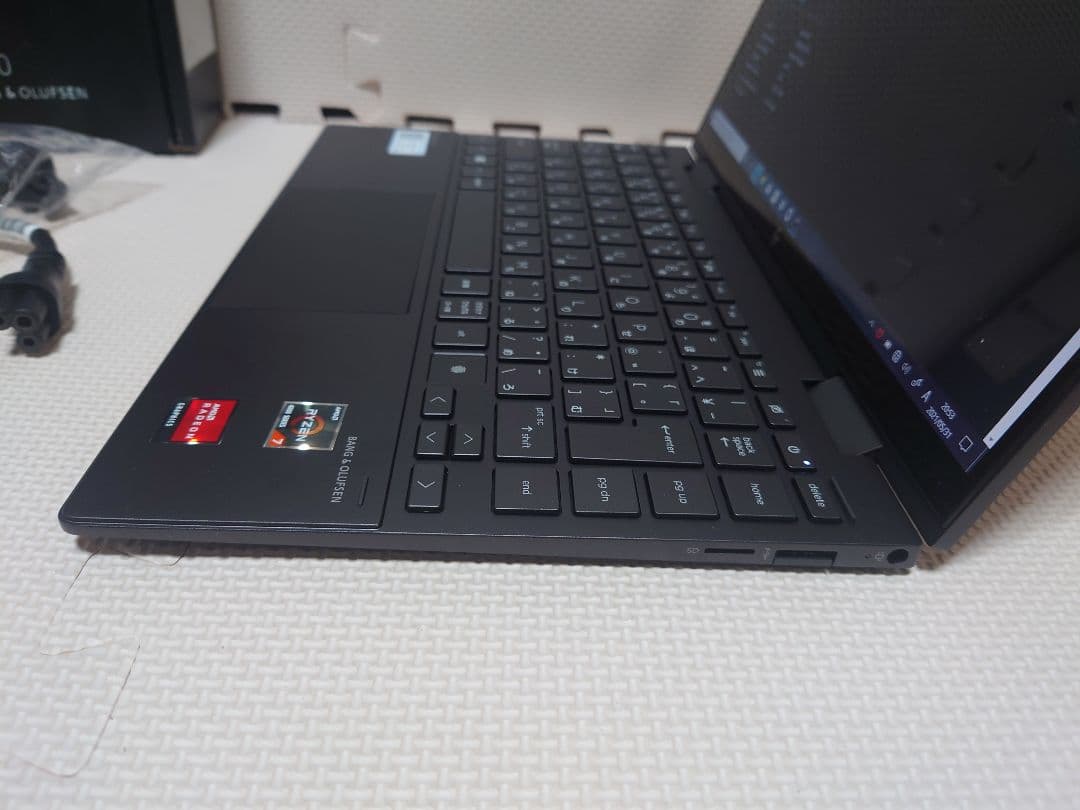 HP ENVY 13/Ryzen7 4700U/16・512G/2in1タッチ